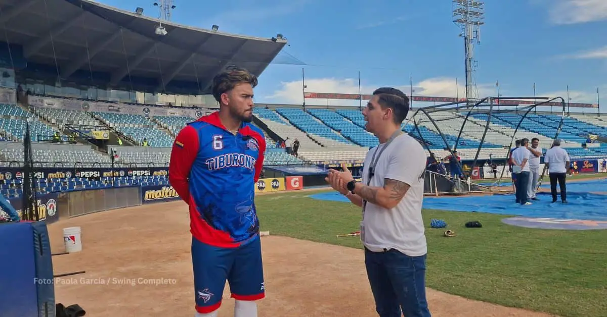 Gabriel Arias con Tiburones de La Guaira