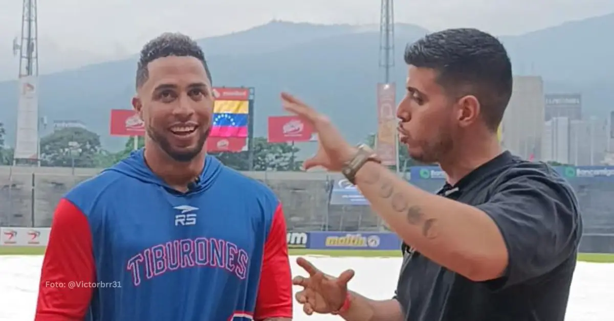 Leonys Martin con Tiburones de La Guaira