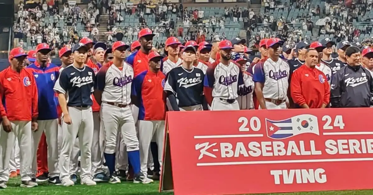 Equipo Cuba vs Corea del Sur