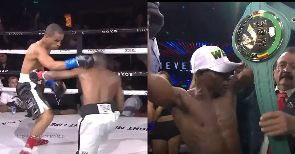 Guillermo Rigondeaux noqueó y celebra triunfo