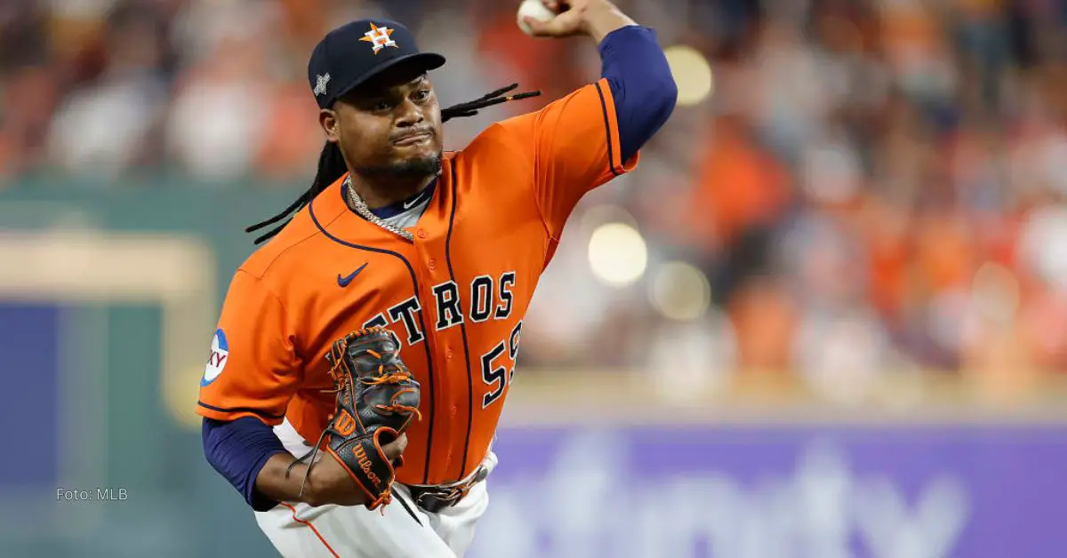 Houston Astros, Framber Valdez lanzando