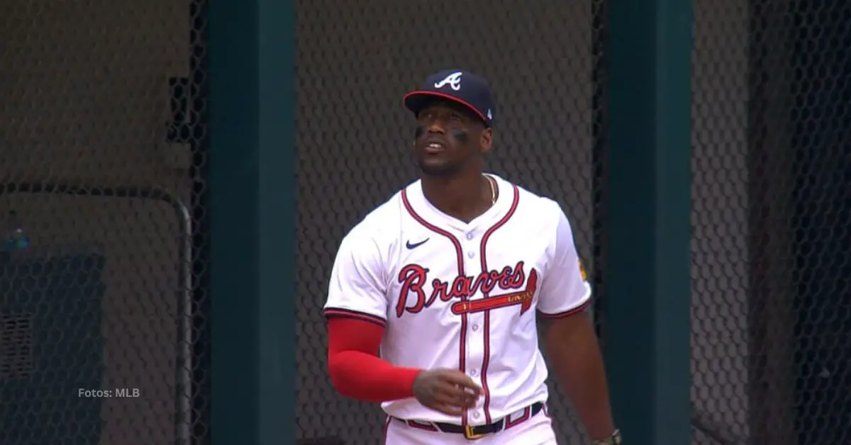 Jorge Soler en un juego de Atlanta Braves