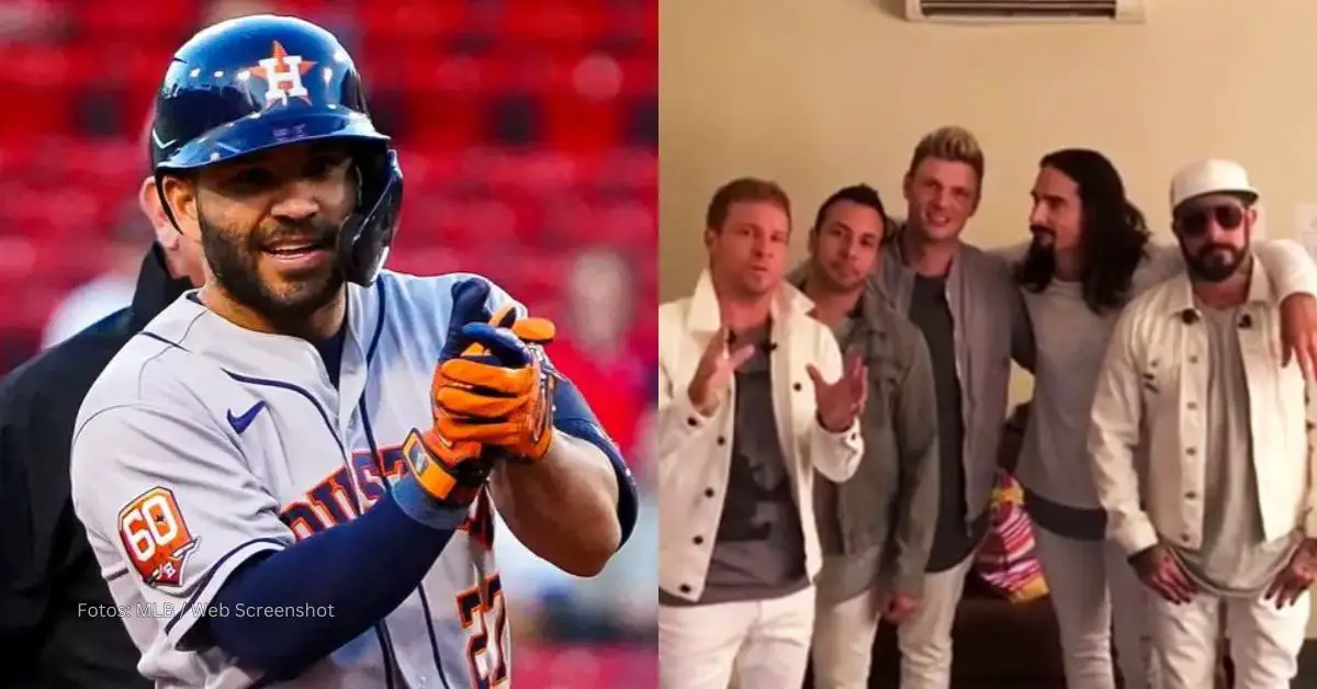 Jose Altuve y Backstreet boys