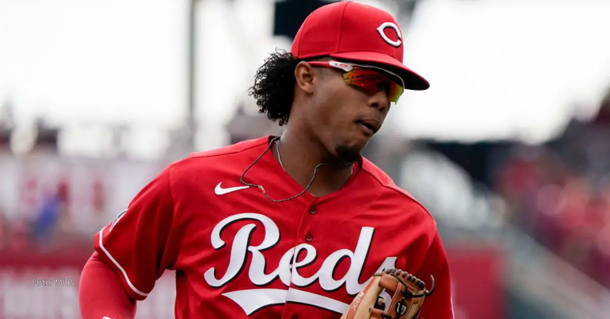 Jose Barrero con Cincinnati Reds