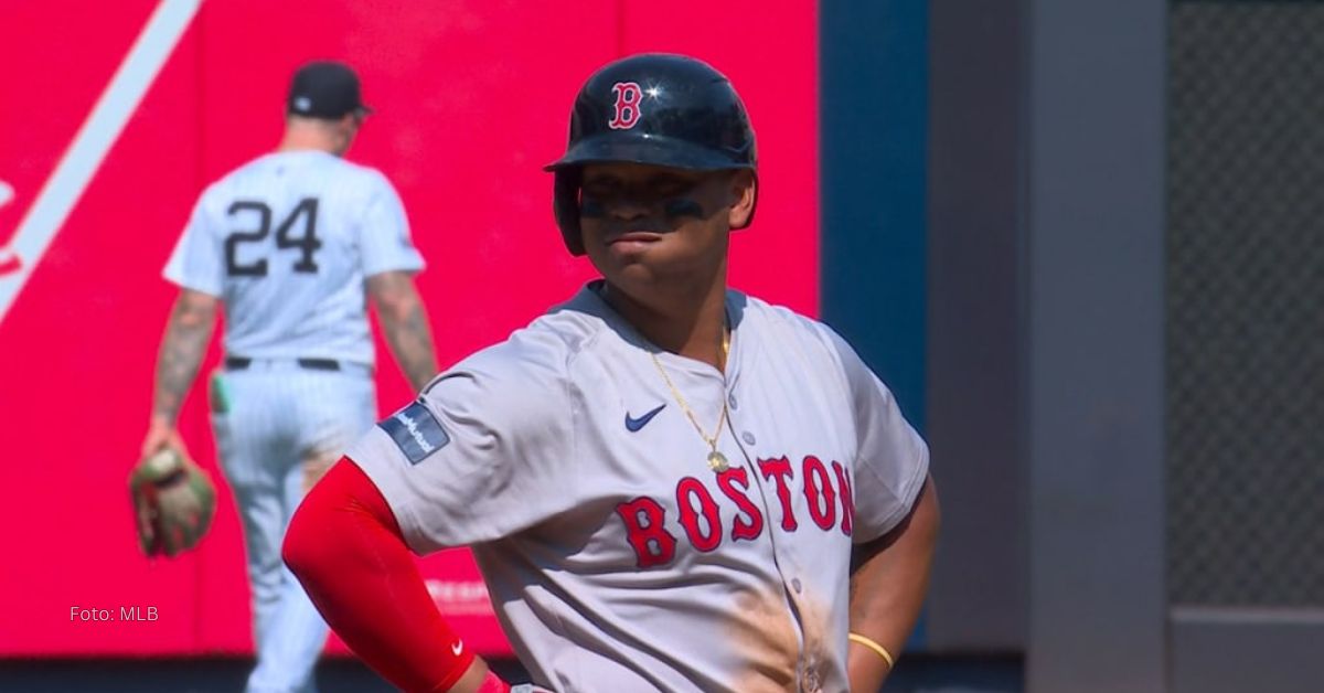 Rafael Devers con Boston Red Sox