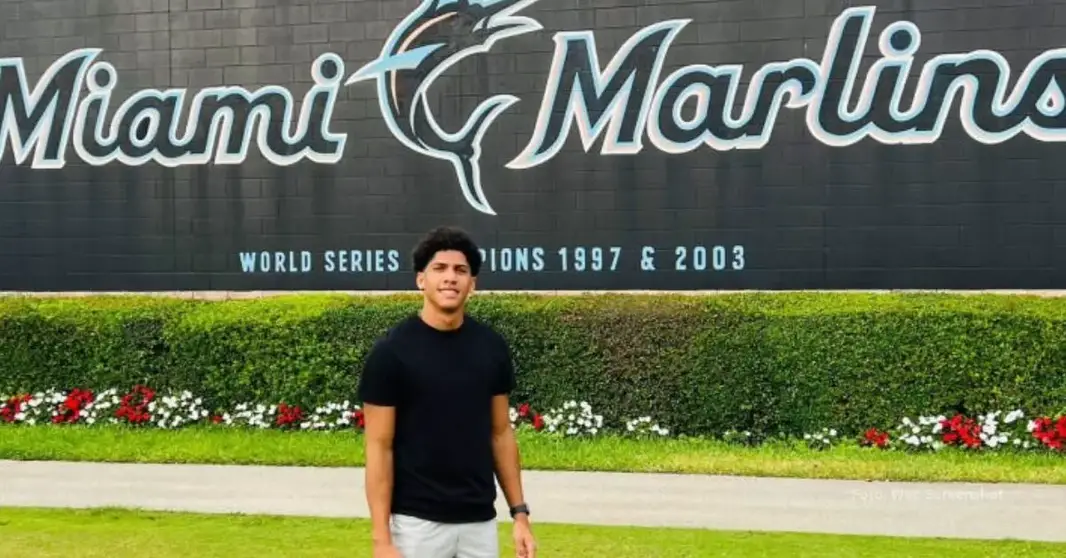 Luis León con Miami Marlins