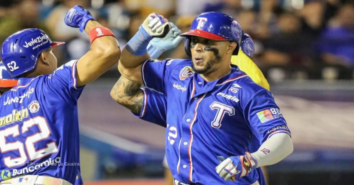 Leonys Martin con Tiburones de La Guaira