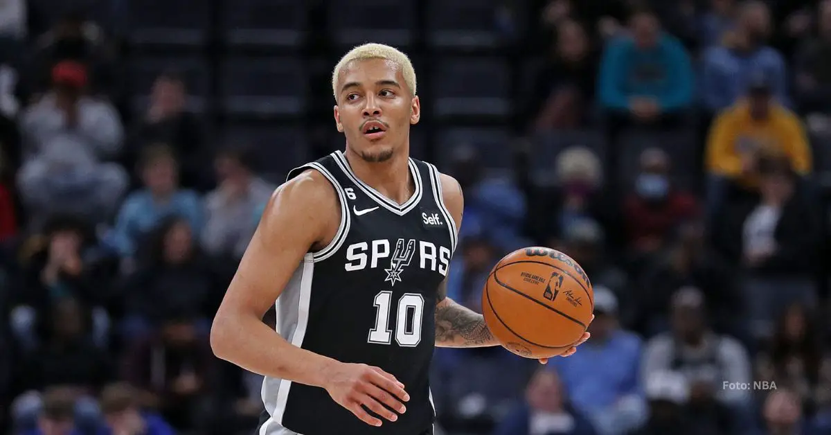 Jeremy Sochan con San Antonio Spurs