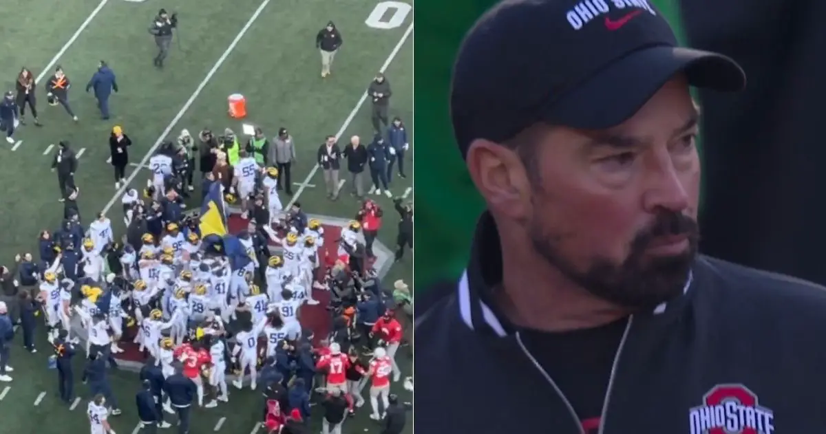 Pelea entre Ohio State y Michigan: Ryan Day DEVASTADO por 4ta derrota en NCAA