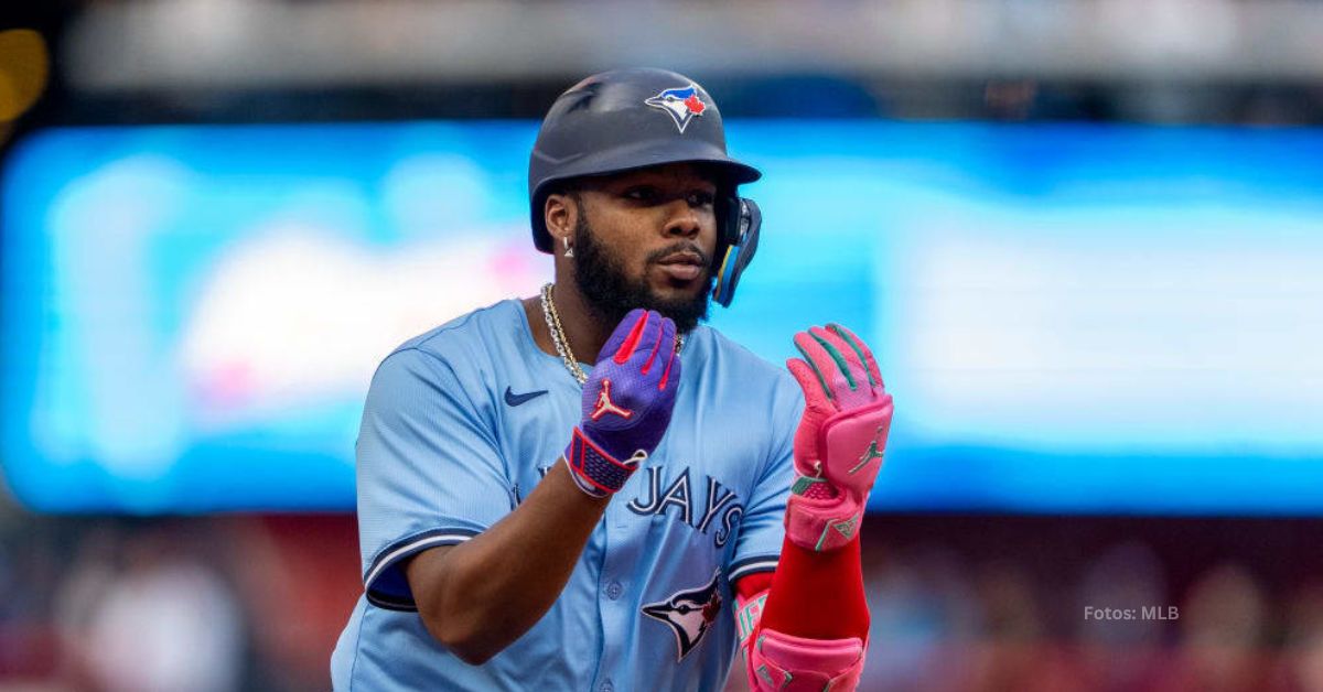 Vladimir Guerrero Jr. en un juego con Toronto Blue Jays. Jasson Domínguez