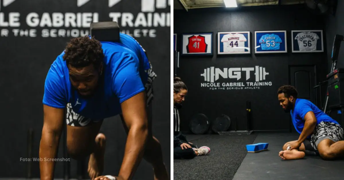 Vladimir Guerrero Jr. entrenando