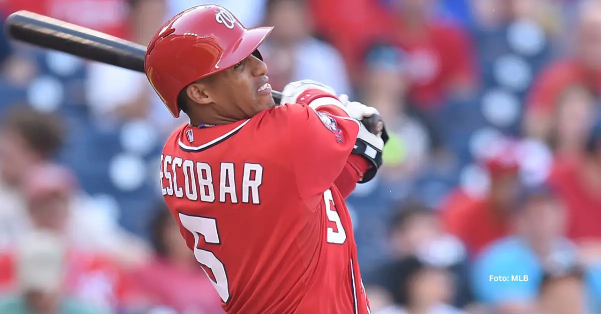 Yunel Escobar en su etapa con Washington Nationals