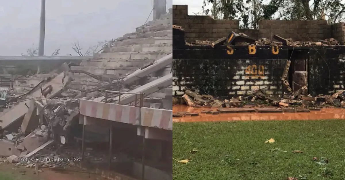 beisbol cubano estadios destruidos