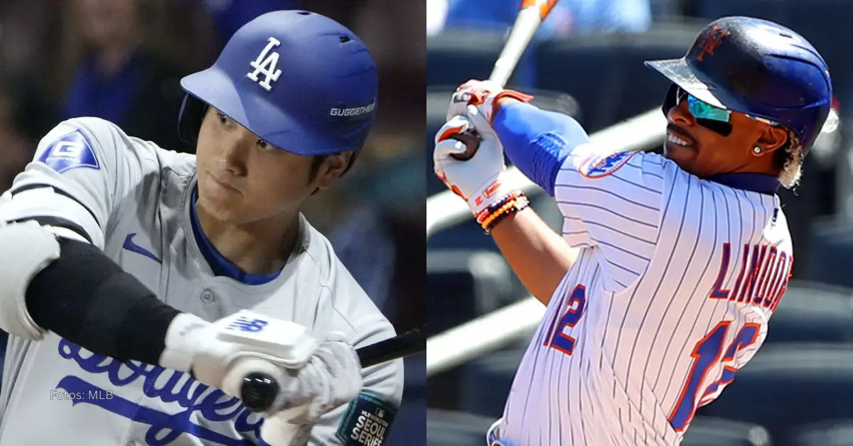 Shohei Ohtani y Francisco Lindor