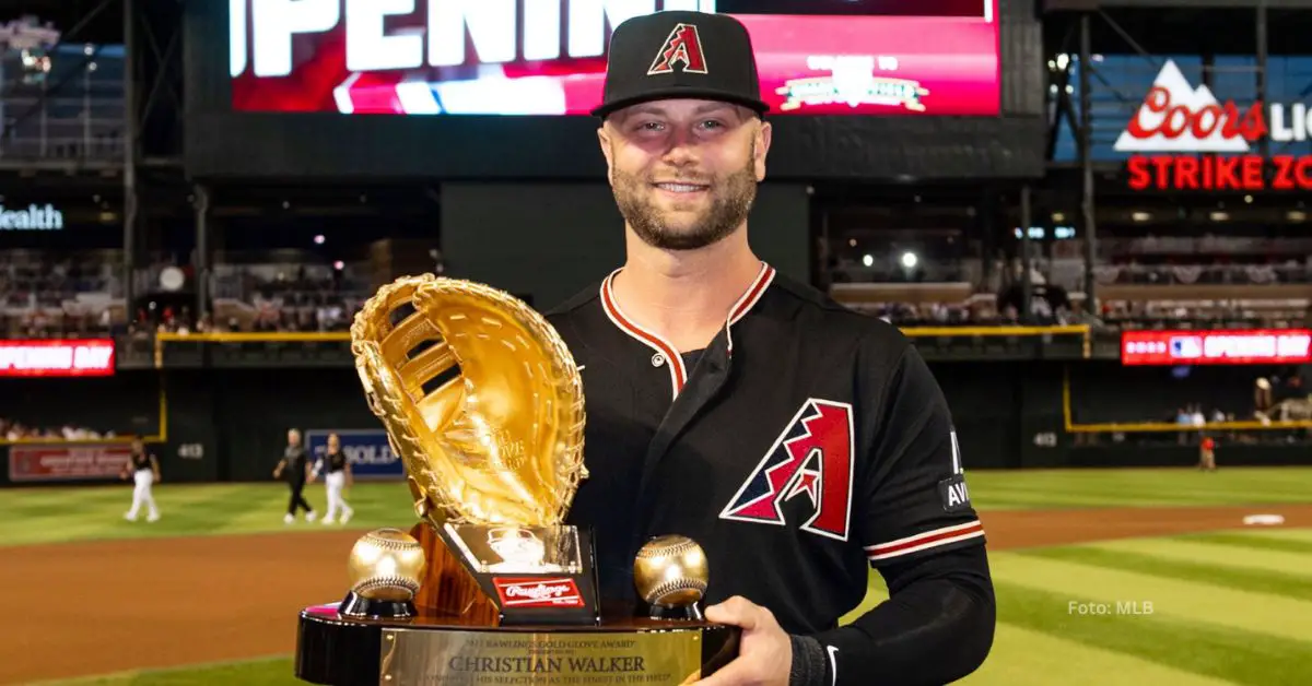 Christian Walker ganó su 3er Guante de Oro en MLB