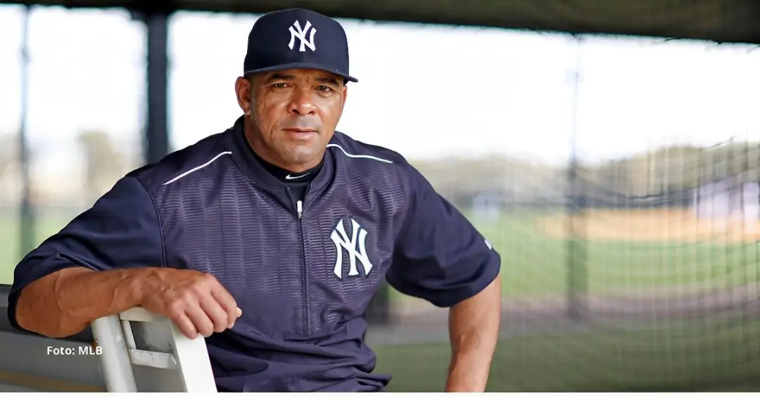 Antonio Pacheco con el conjunto de New York Yankees