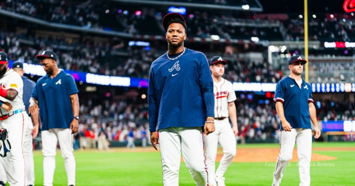 Ronald Acuña Jr con Atlanta Braves