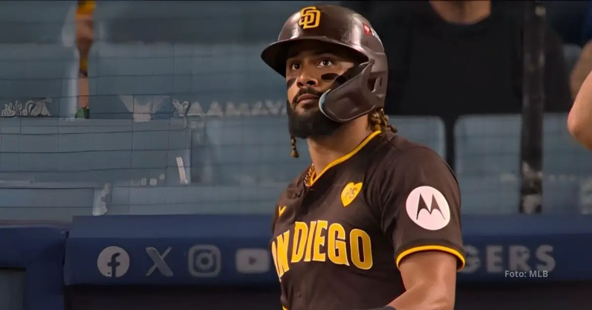 Fernando Tatis Jr. con el uniforme de San Diego Padres