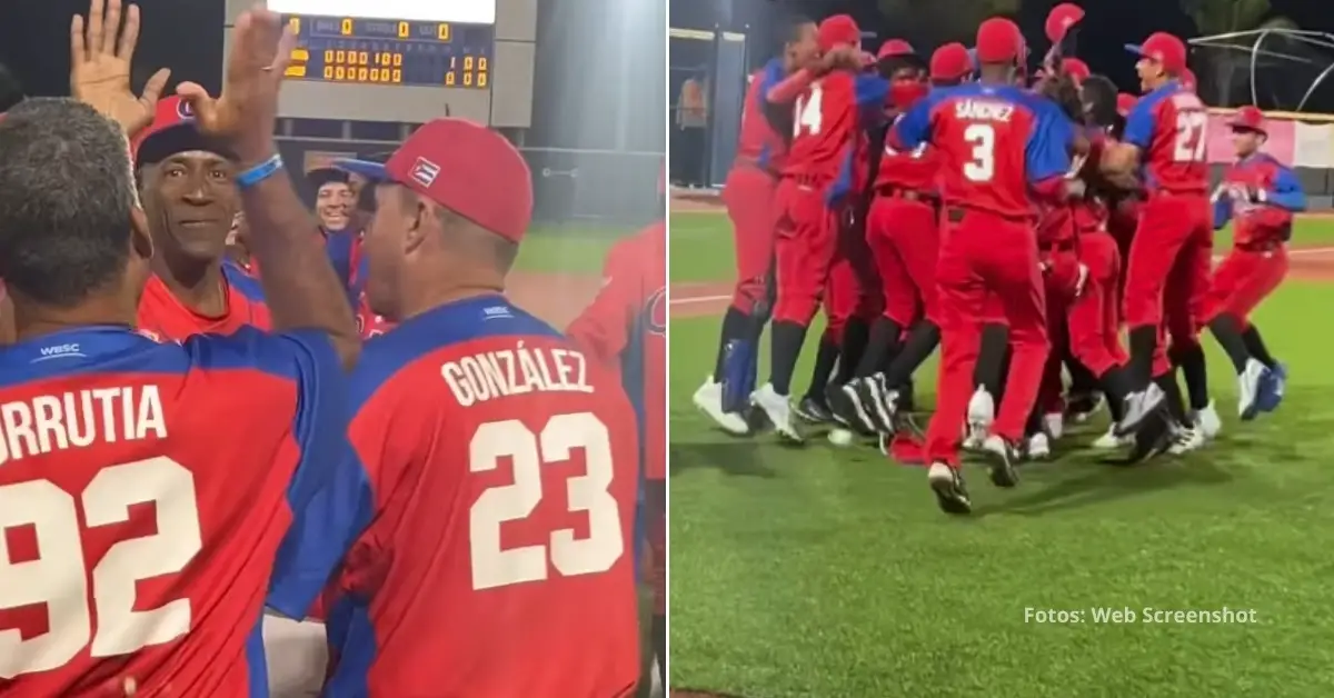 Equipo Cuba celebra campeonato en Copa del Caribe