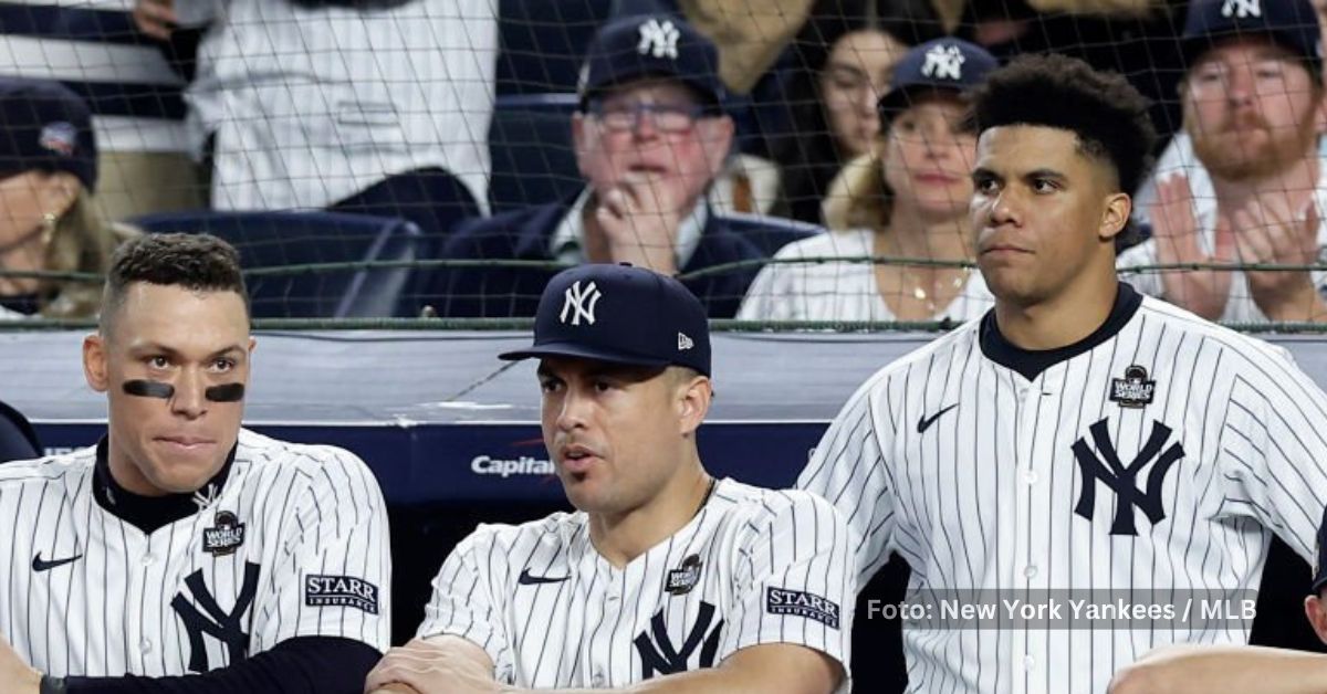 Juan Soto en el Clubhouse de Yankees