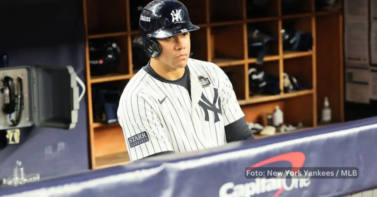 Juan Soto en el Clubhouse de Yankees