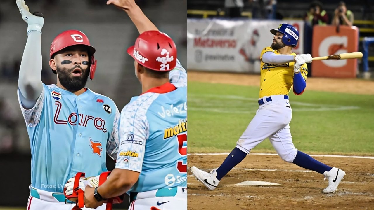 Ali Sanchez con Cardenales de Lara y Renato Núñez con Navegantes del Magallanes