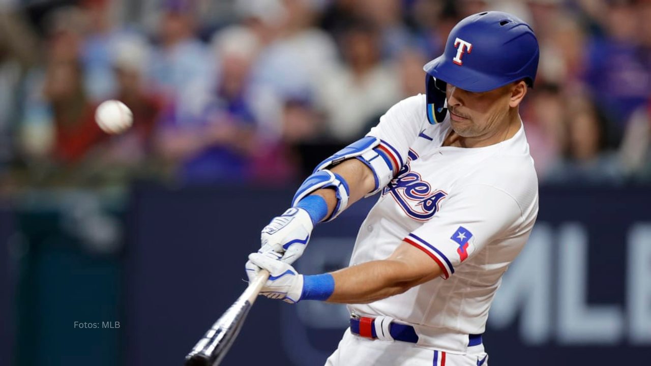 Nathaniel Lowe fue parte del equipo campeón de la Serie Mundial 2023 contra Arizona Diamondbacks.