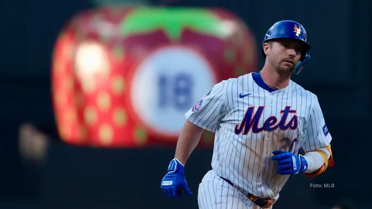 Pete Alonso recorre las bases con New York Mets