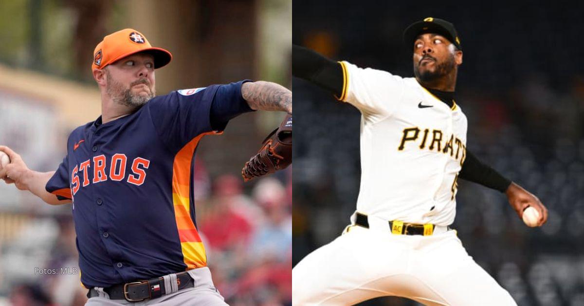 Ryan Pressly y Aroldis Chapman