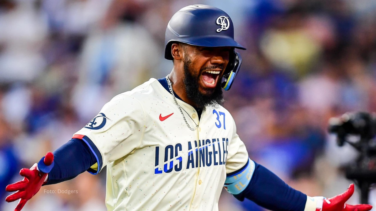 Teoscar Hernández con Los Angeles Dodgers