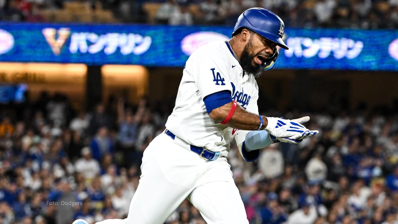 Teoscar Hernández con Los Angeles Dodgers