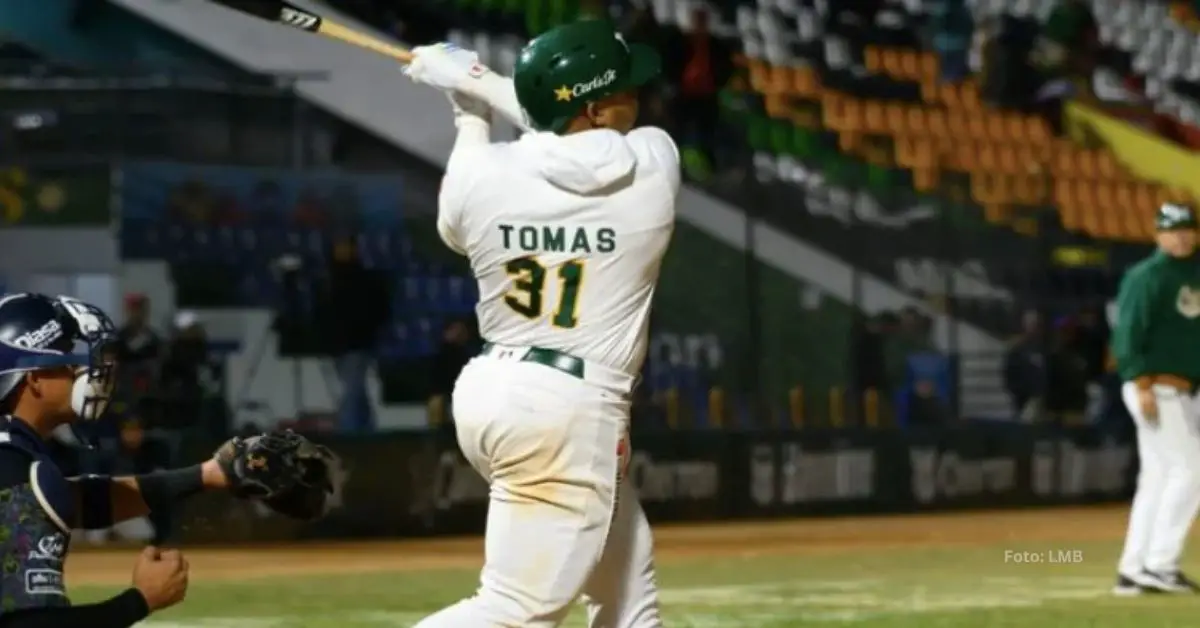 Yasmany Tomás en triunfo de Cañeros de Los Mochis