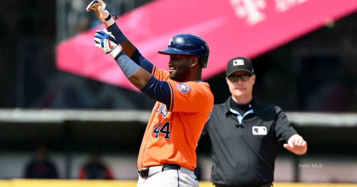 Yordan Alvarez con Houston Astros