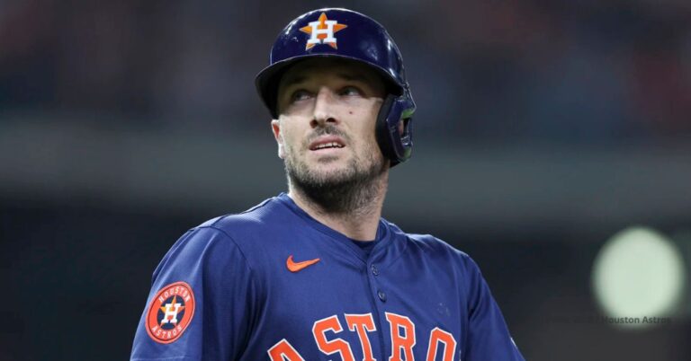 Alex Bregman con uniforme de Houston Astros