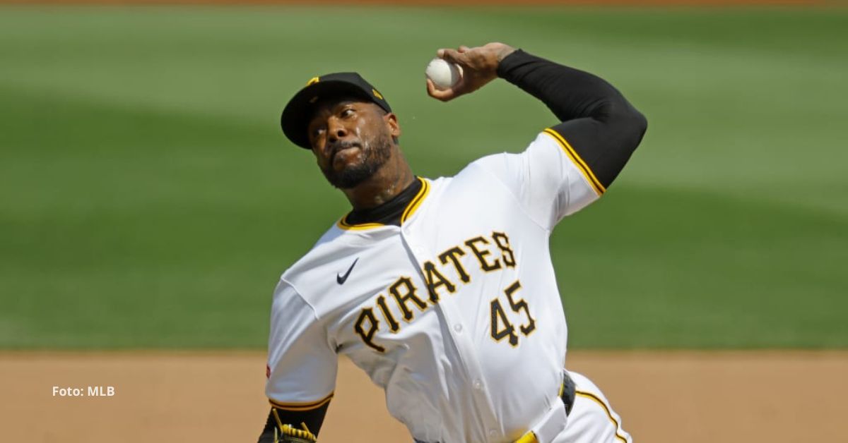 El lanzallamas cubano Aroldis Chapman con Pirates en MLB.
