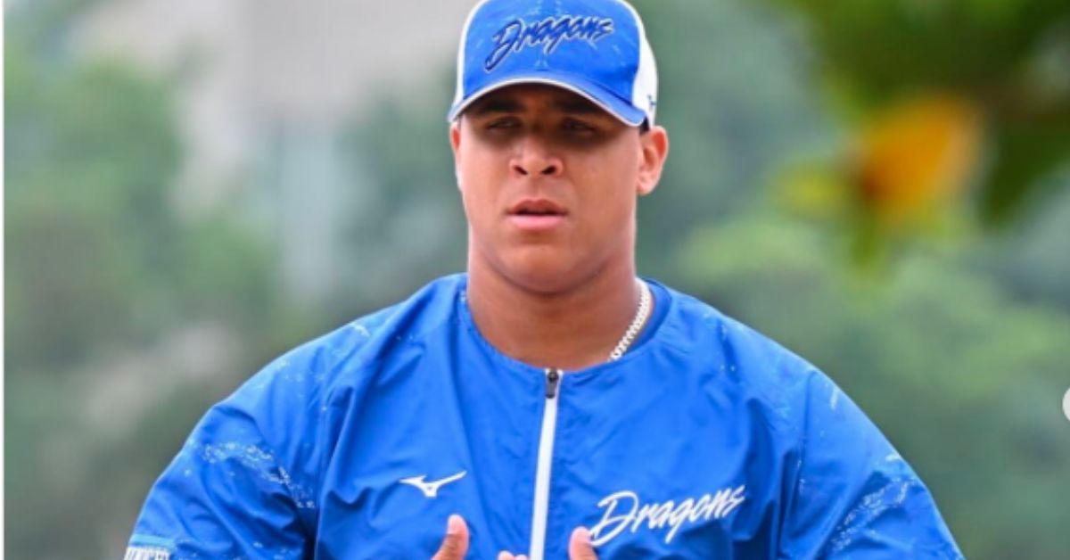 Frank Alvarez no regresará con Chunichi Dragons a la Liga Japonesa para 2025.