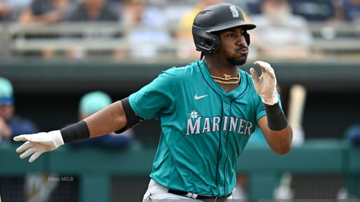 El cubano Lazaro Montes con Seattle Mariners.