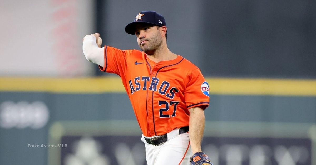 Jose Altuve con Houston Astros.