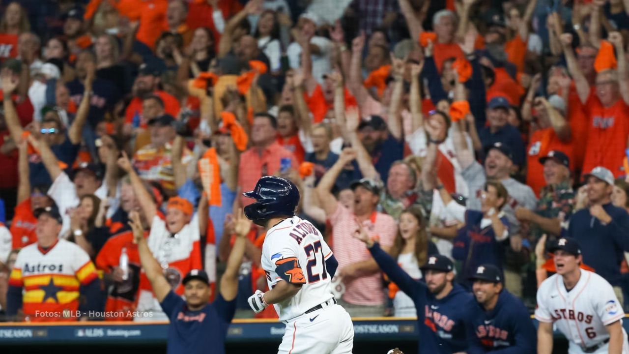 Houston Astros y sus fans apoyan batazo de Altuve