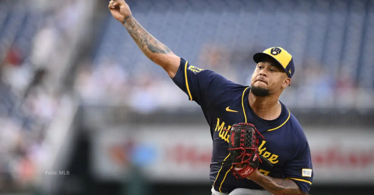 Frankie Montas en su etapa con Milwaukee