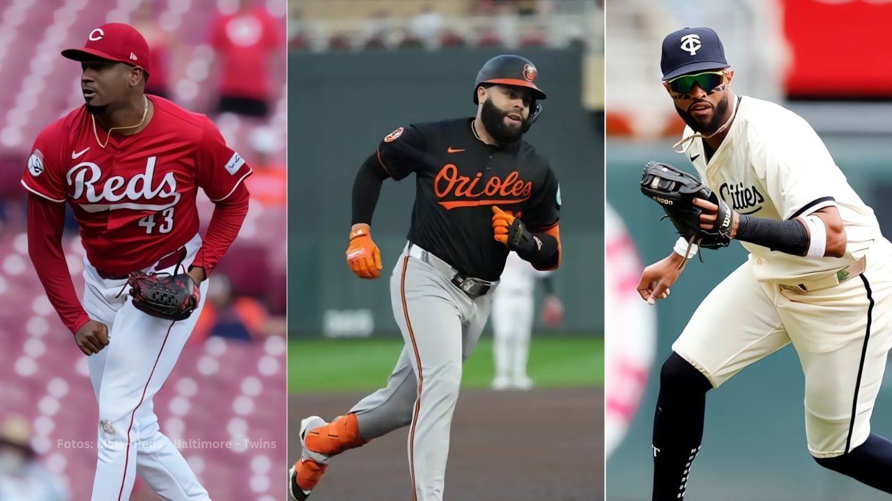 Emmanuel Rivera, Alexis Díaz y Willi Castro en MLB