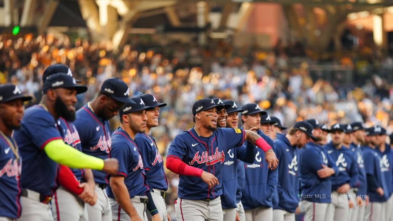 Atlanta Braves celebrando