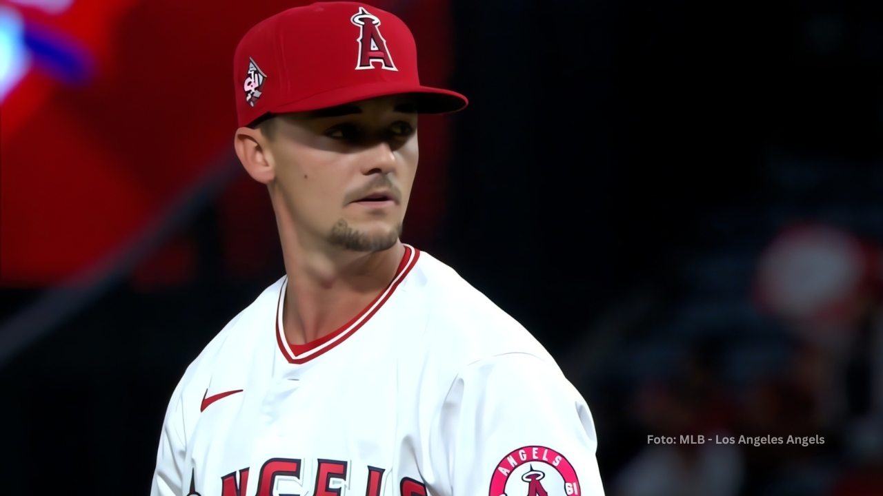 Austin Warren con Los Angeles Angels. New York Mets
