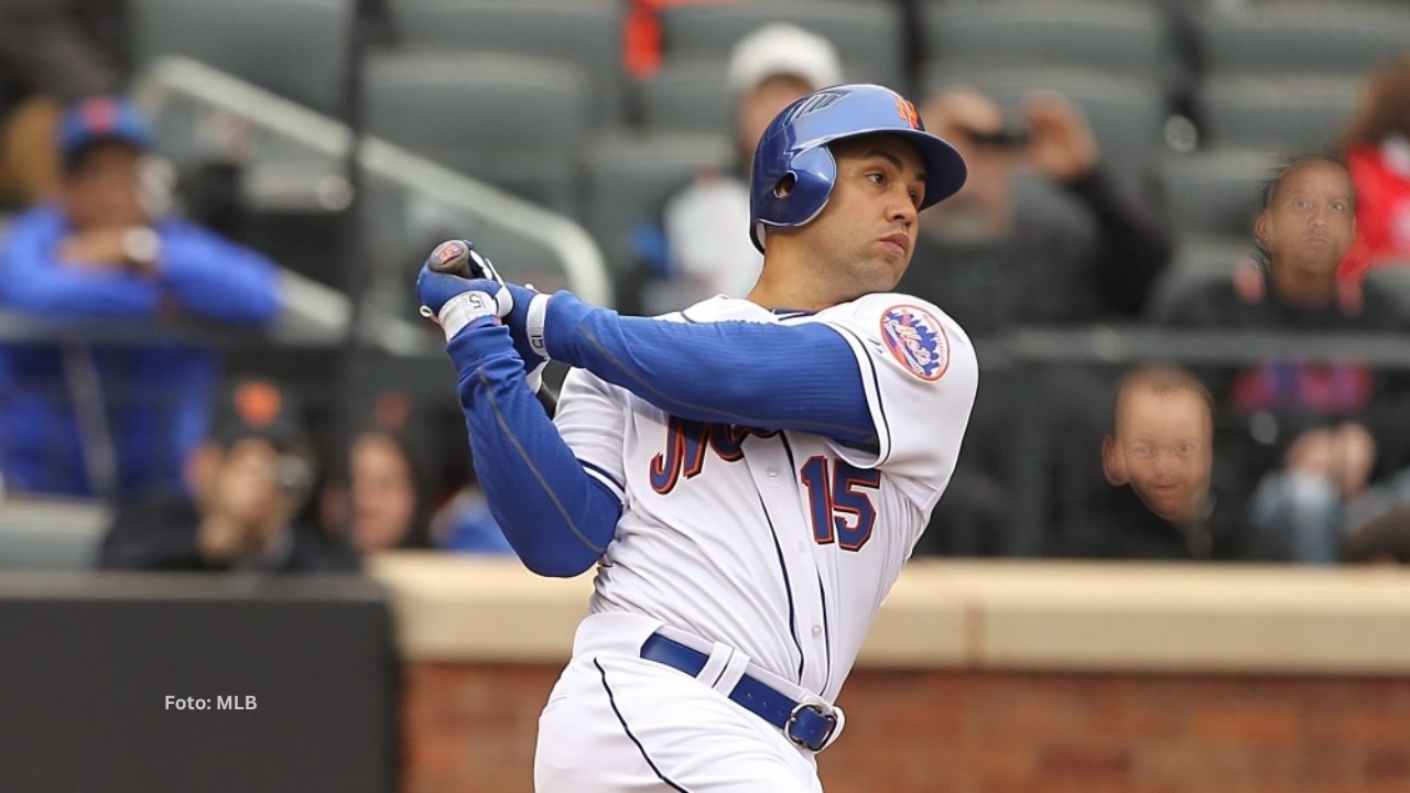 Carlos Beltrán bateando con New York Mets