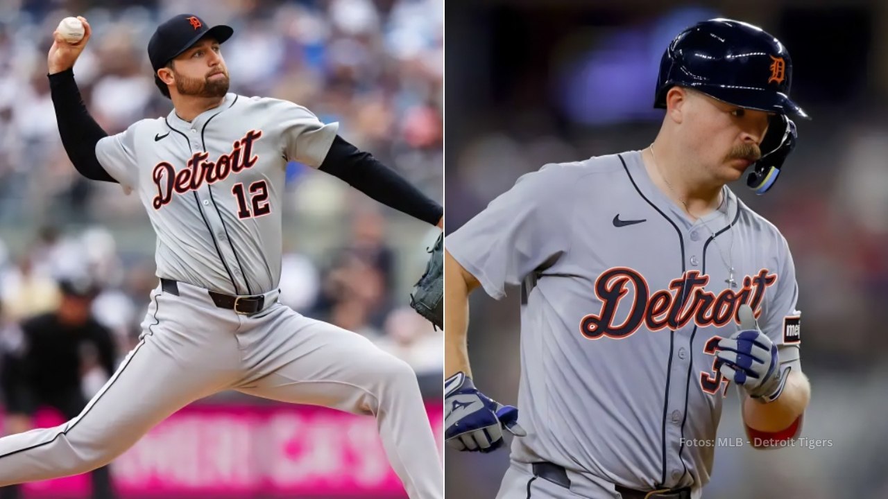 Casey Mize y Jake Rogers con Detroit Tigers