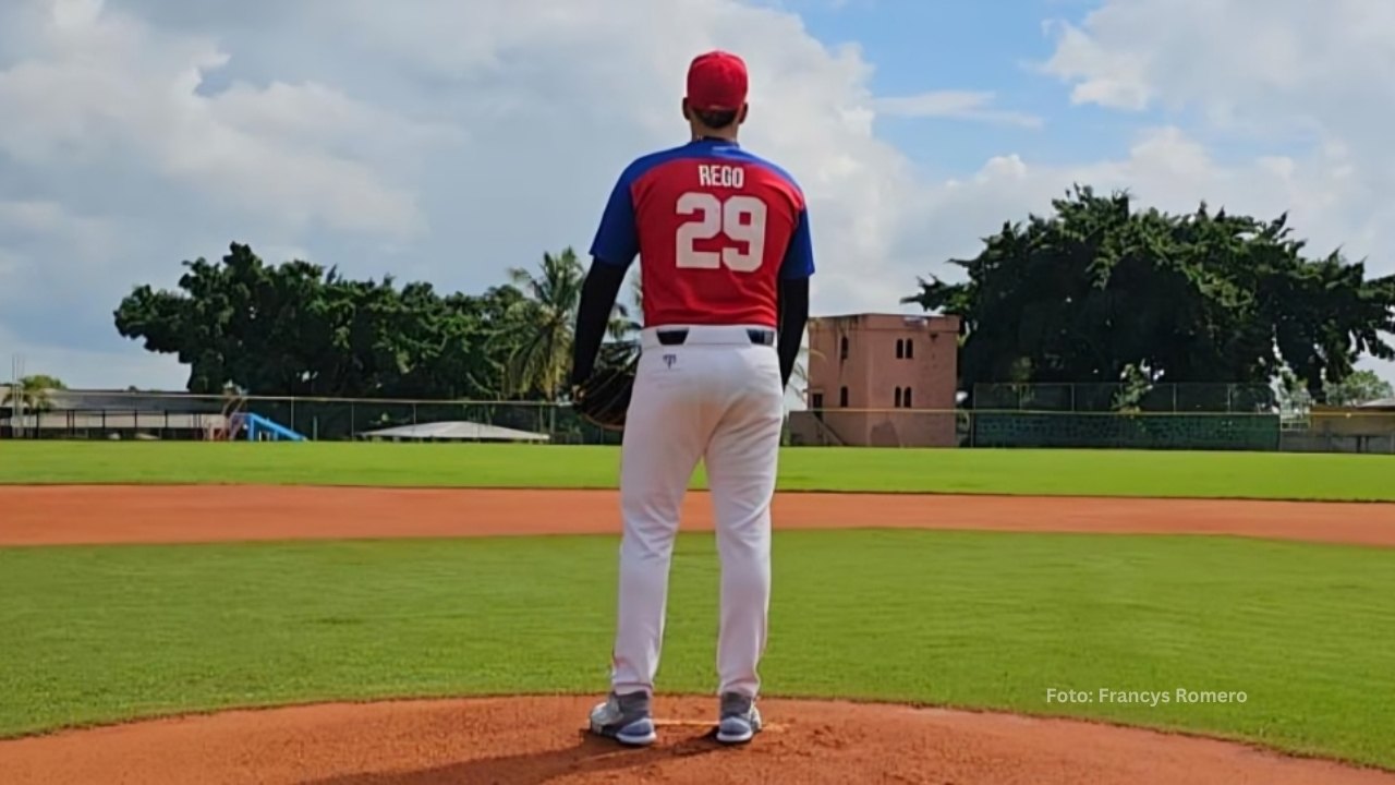 Cristian Rego en la lomita