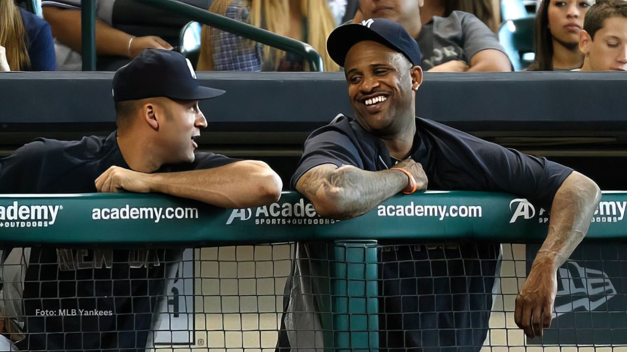 Derek Jeter y CC Sabathia