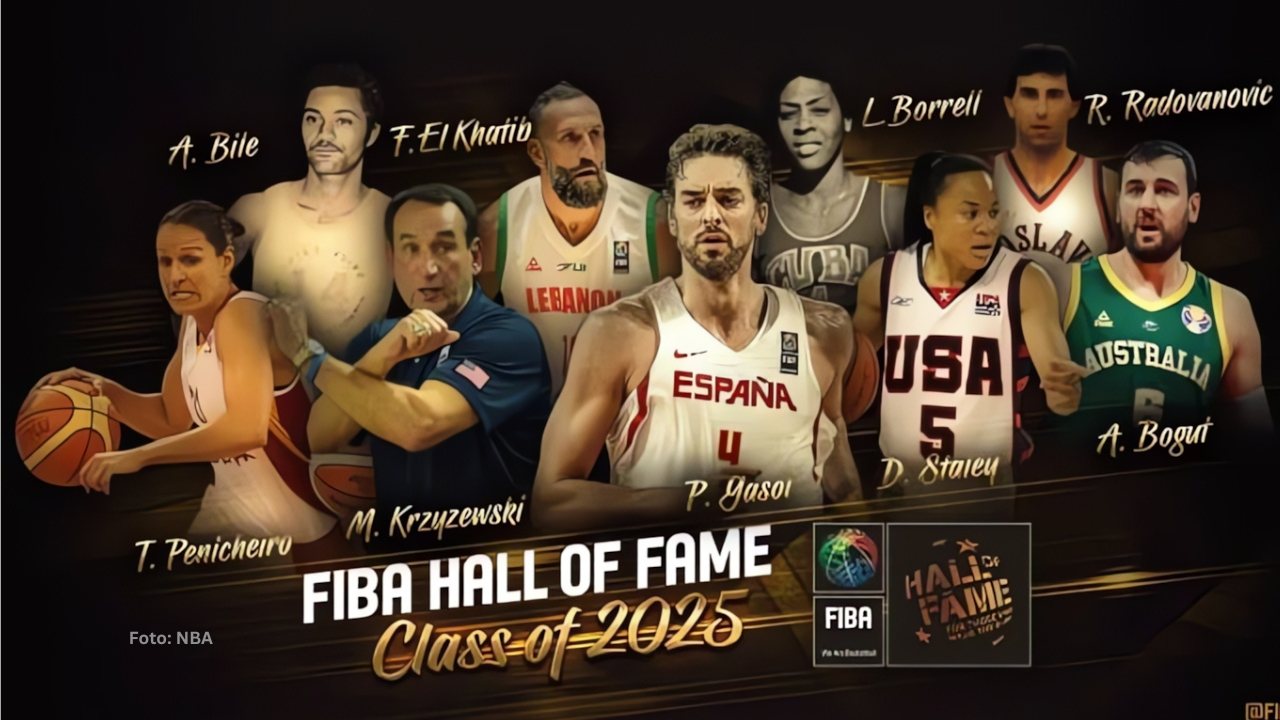 Jugadores exaltados al Salón de la Fama de la FIBA