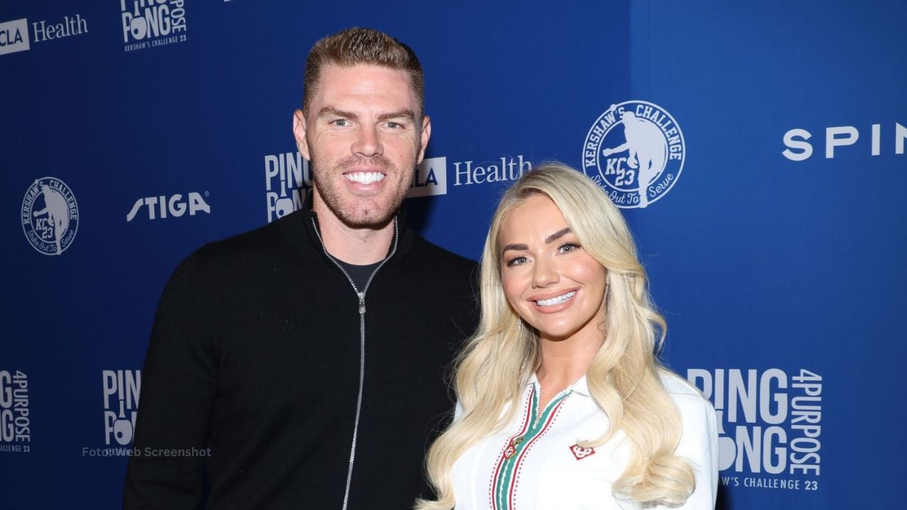 Freddie Freeman y su esposa Chelsea