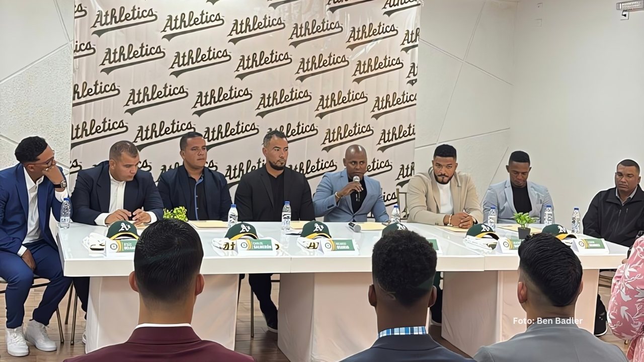 Presentación de las firmas de Oakland Athletics